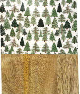 5651 HOLZBRETT FESTIVE FOREST